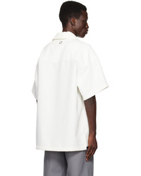 Wooyoungmi White Embroidered Polo