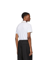VERSACE JEANS COUTURE White Medallion Polo