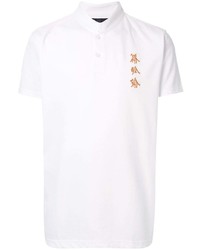Shanghai Tang Xu Bing Mandarin Collar Polo Shirt