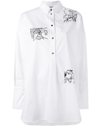 Kenzo Embroidered Patch Shirt