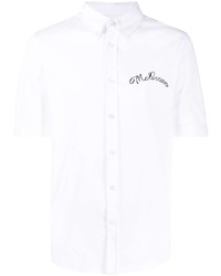 Alexander McQueen Embroidered Chest Logo Shirt