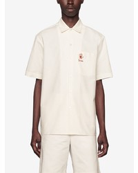 Gucci Embroidered Cotton Shirt