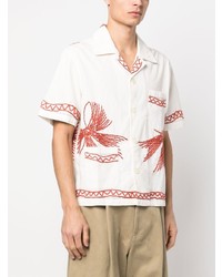 Bode Embroidered Cuban Shirt