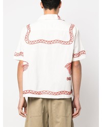 Bode Embroidered Cuban Shirt