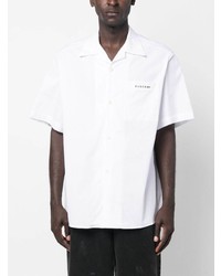 Buscemi Embroidered Graphic Cotton Shirt