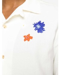 McQ Embroidered Hawaiian Shirt