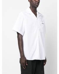 Buscemi Embroidered Logo Cotton Shirt