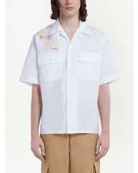 Marni Embroidered Logo Short Sleeve Shirt