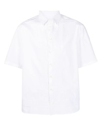 Neil Barrett Embroidered Motif Cotton Shirt