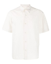 Ami Paris Embroidered Short Sleeve Shirt
