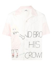 Bode Embroidered Short Sleeved Shirt