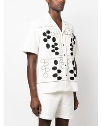 COMMAS Graphic Embroidered Short Sleeve Shirt