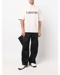 Lanvin Logo Embroidered Shirt