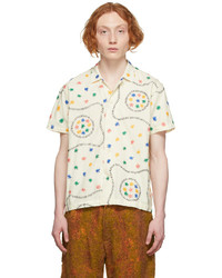 Bode Off White Fleurette Shirt