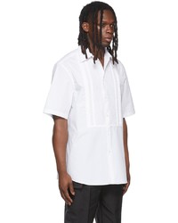 Valentino White Poplin Beaded Shirt