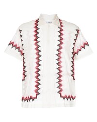 Bode Zigzag Embroidered Shirt