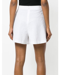 L'Autre Chose Embroidered Flared Shorts