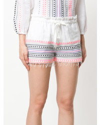 Lemlem Embroidered Stripes Shorts