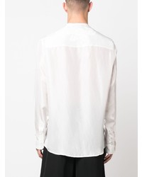 P.A.R.O.S.H. Camicia Embroidered Long Sleeve Silk Shirt