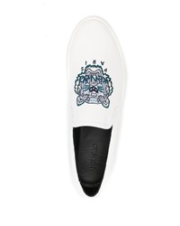 Kenzo Tiger Embroidered Low Top Sneakers