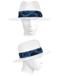 Rag & Bone Embroidered Straw Panama Hat