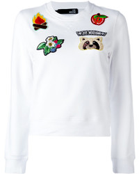 Love Moschino Embroidered Patch Sweatshirt