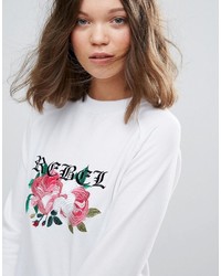 Daisy Street Embroidered Sweater