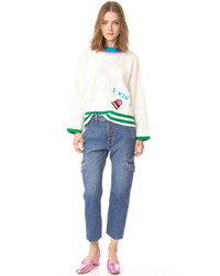 Mira Mikati Monster Embroidered Sweater