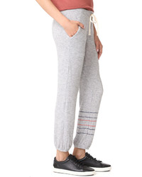 Sundry Embroidered Stripes Pocket Sweatpants