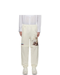 Doublet White Chaos Embroidery Two Way Pants