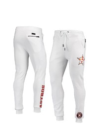 PRO STANDARD White Houston Astros Team Logo Jogger Pants At Nordstrom