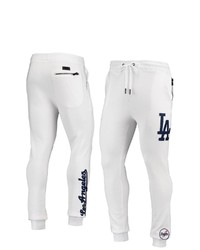PRO STANDARD White Los Angeles Dodgers Team Logo Jogger Pants At Nordstrom