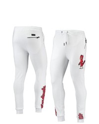 PRO STANDARD White St Louis Cardinals Team Logo Jogger Pants At Nordstrom