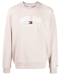 Tommy Jeans Logo Embroidered Crew Neck Sweatshirt