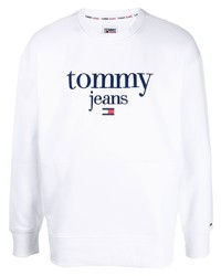 Tommy Jeans Logo Embroidered Crewneck Sweatshirt
