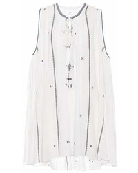 Etoile Isabel Marant Isabel Marant Toile Embroidered Cotton Swing Dress