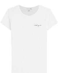 Rag & Bone Cotton T Shirt With Embroidery