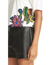 3.1 Phillip Lim Embroidered Floral Patch Tee