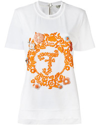 Fendi Embroidered T Shirt