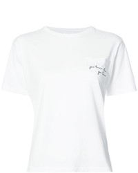 Anine Bing Quote Embroidered T Shirt