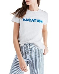 Madewell Vacation Embroidered Tee