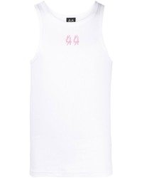 44 label group Embroidered Logo Cotton Tank Top