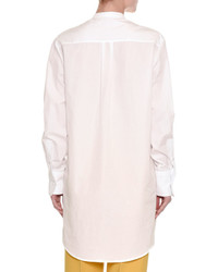 Valentino Embroidered Long Cotton Tunic