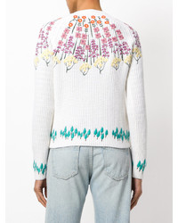 Valentino Floral Embroidered Knitted Top