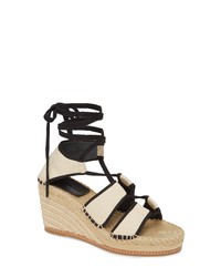 Tory Burch Ankle Tie Wedge Espadrille