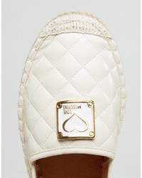 Love Moschino Quilted Espadrilles