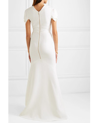 Roland Mouret Clovelly Wool Crepe Gown