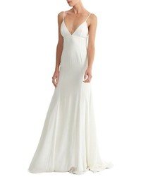 Joanna August Crosby Crepe Mermaid Gown