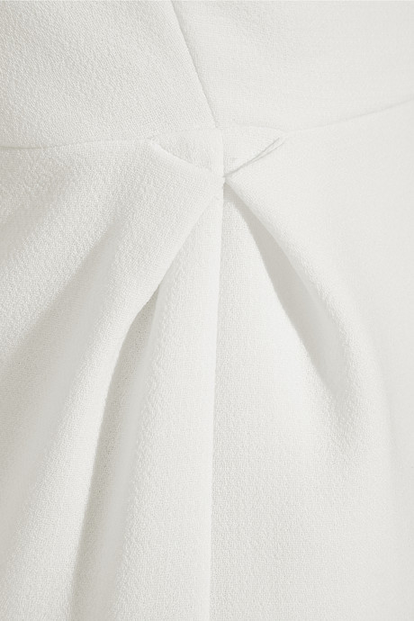 Roland Mouret Ella Wool Crepe Gown White, $2,505 | NET-A-PORTER.COM ...