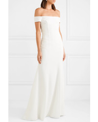 Rime Arodaky Louvre Off The Shoulder Crepe Gown